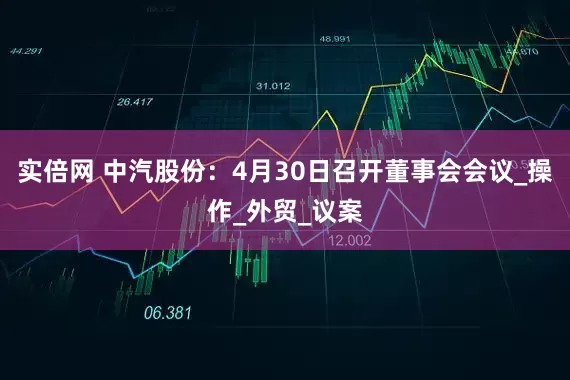实倍网 中汽股份：4月30日召开董事会会议_操作_外贸_议案